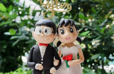 大雄終於娶到靜兒返屋企喇