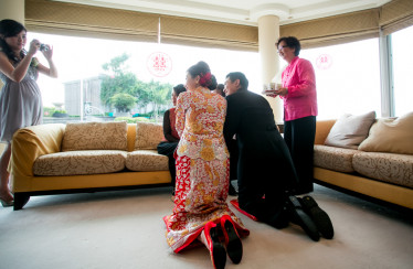 中式結婚 敬茶 吉利說話
