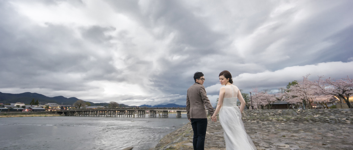 Zoie & Elvis Kyoto Sakura Pre Wedding