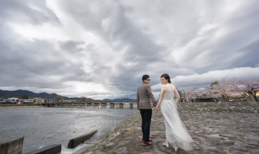 Zoie & Elvis Kyoto Sakura Pre Wedding