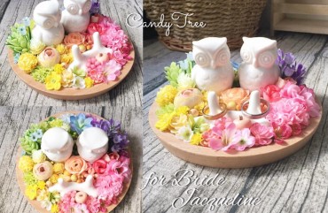 彩虹森林x貓頭鷹Ring Dish