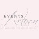 Events Artisan – Wedding and event planning specialist