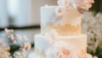 Kailey & Fermin wedding cake