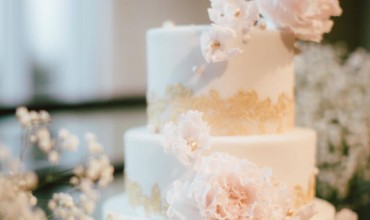 Kailey & Fermin wedding cake