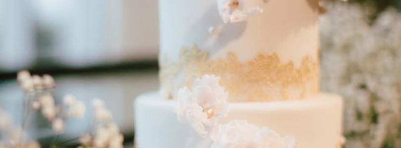 Kailey & Fermin wedding cake