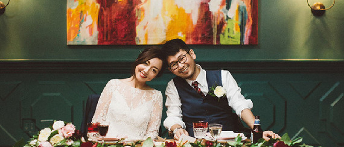 Vintage meets Modern wedding at The Fig House