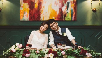 Vintage meets Modern wedding at The Fig House