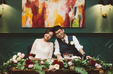 Vintage meets Modern wedding at The Fig House