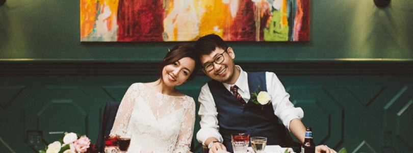 Vintage meets Modern wedding at The Fig House