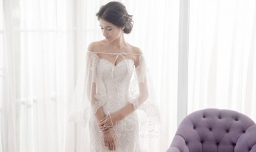 小遮手臂 蕾絲披肩婚紗