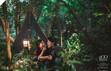 Christy and Samson’s camping engagement session