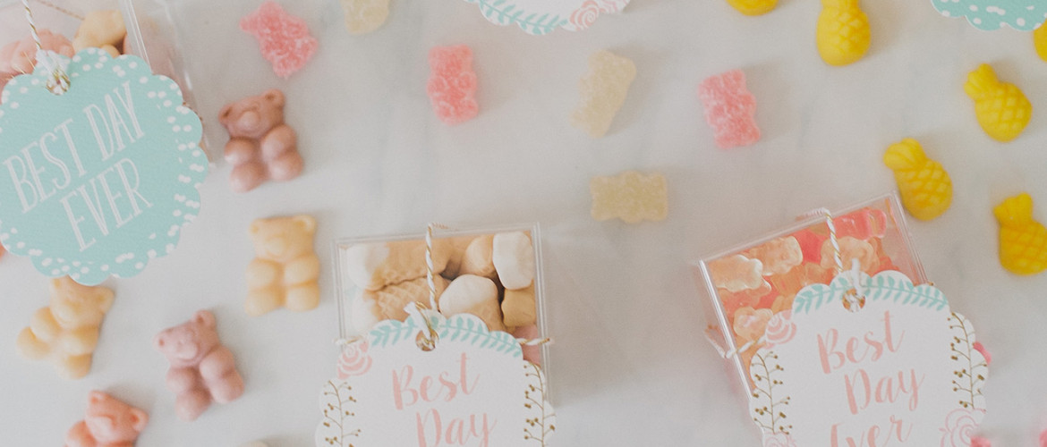 DIY Wedding Favor Candy Boxes