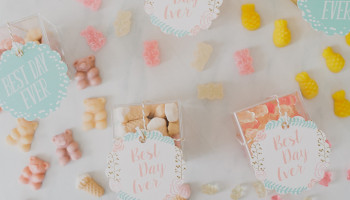DIY Wedding Favor Candy Boxes