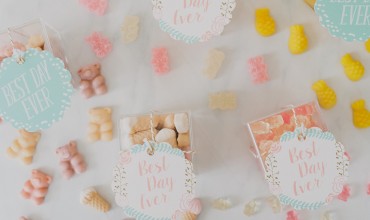 DIY Wedding Favor Candy Boxes