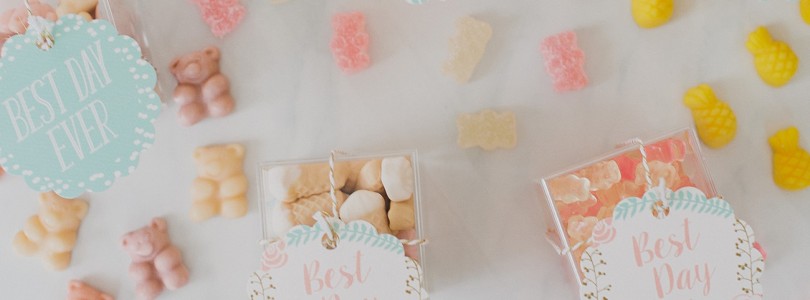 DIY Wedding Favor Candy Boxes