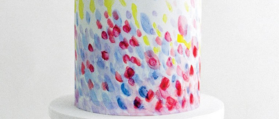 These Brushstroke Wedding Cakes Are Legit Works of Art