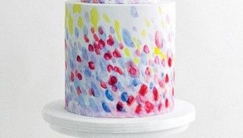 These Brushstroke Wedding Cakes Are Legit Works of Art