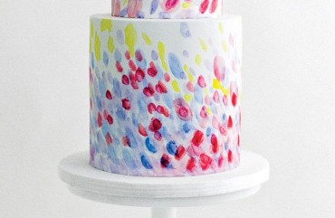 These Brushstroke Wedding Cakes Are Legit Works of Art