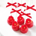 送上超級喜興既大紅色cake pop