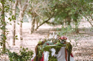 Alice in the wonderland inspired bridal portrait