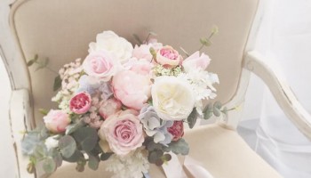rose quartz和serenity花球