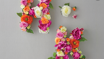 Go Garden Chic with this Floral Monogram DIY