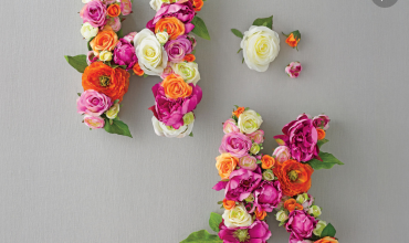 Go Garden Chic with this Floral Monogram DIY