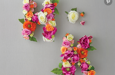 Go Garden Chic with this Floral Monogram DIY