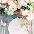 spring colors table setting