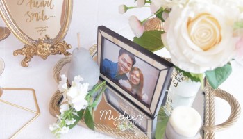 A sweet and bright pink wedding