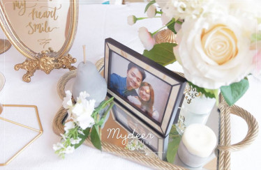 A sweet and bright pink wedding