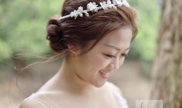 pretty bridal in pre wedding