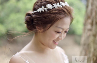 pretty bridal in pre wedding
