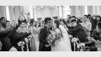 WEDDING DAY PHOTOS OF CYMBIE AND BRUCE (李志豪)