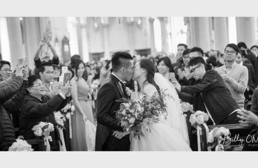 WEDDING DAY PHOTOS OF CYMBIE AND BRUCE (李志豪)