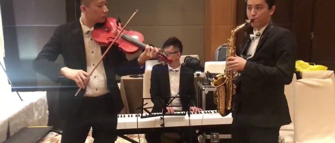 Saxophone Violin Keyboard Trio 簡單愛