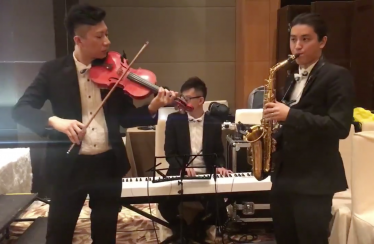 Saxophone Violin Keyboard Trio 簡單愛