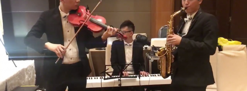 Saxophone Violin Keyboard Trio 簡單愛