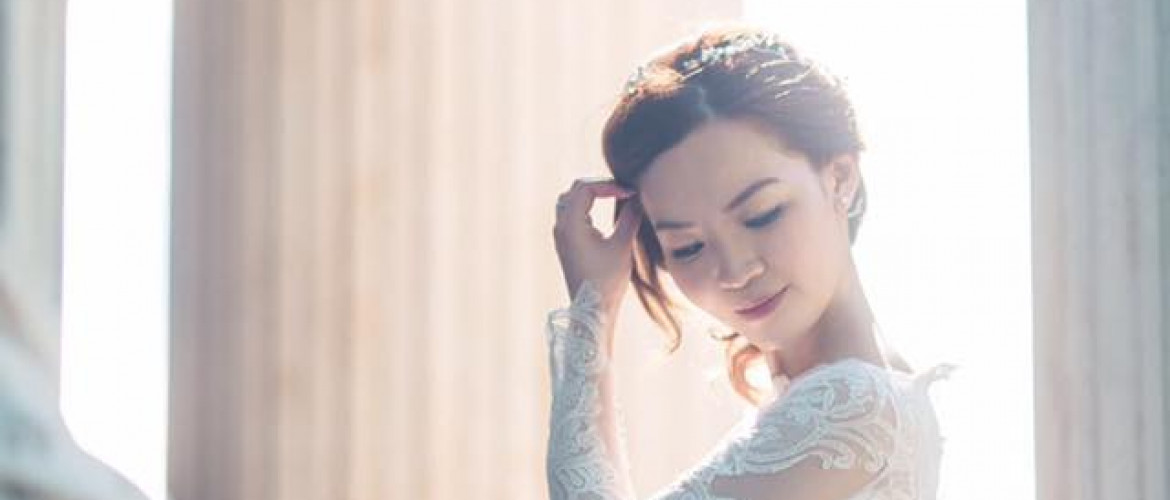 Vintage style wedding gown in London