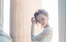 Vintage style wedding gown in London
