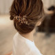 Loose wave updo