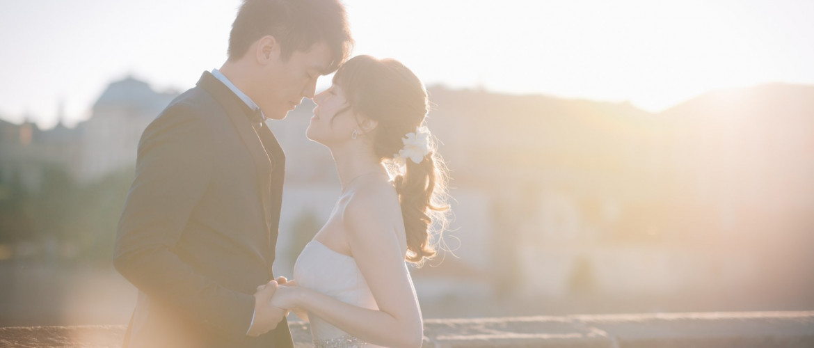 pre-wedding shoot in Prague