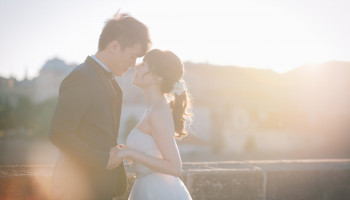 pre-wedding shoot in Prague