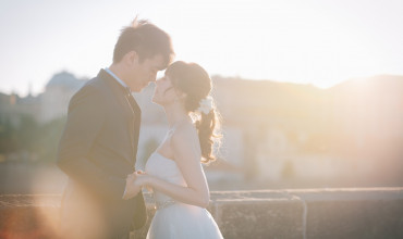 pre-wedding shoot in Prague