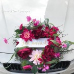 籐圈形結婚車花