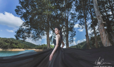 黑婚紗帶出新娘另一種特別的美