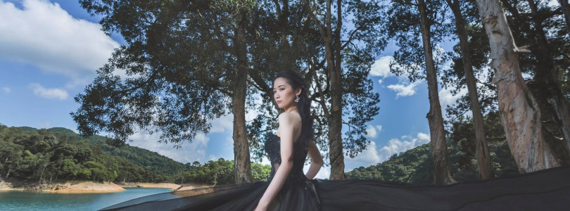 黑婚紗帶出新娘另一種特別的美