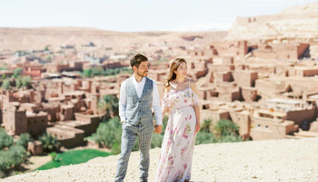 ultimate blue sky in Morocco!