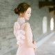 A very classy updo decorated