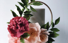 Elizabeth & Conrad wedding cake